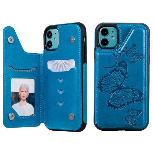For iPhone 11 Pro Butterfly Embossing Pattern Shockproof Protective Case with Holder & Card Slots & Photo Frame(Blue)
For iPhone 11 Pro Butterfly Embossing Pattern Shockproof Protective Case with Holder & Card Slots & Photo Frame(Blue)