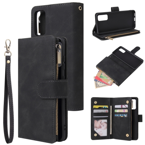 For Galaxy S20 Multifunctional Horizontal Flip Leather Case, with Card Slot & Holder & Zipper Wallet & Photo Frame(Black)
For Galaxy S20 Multifunctional Horizontal Flip Leather Case, with Card Slot & Holder & Zipper Wallet & Photo Frame(Black)