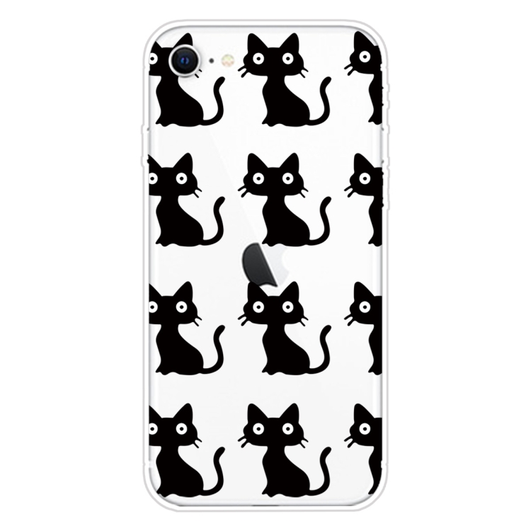 For iPhone SE (2020) Shockproof Painted Transparent TPU Protective Case(Black Cats)
For iPhone SE (2020) Shockproof Painted Transparent TPU Protective Case(Black Cats)