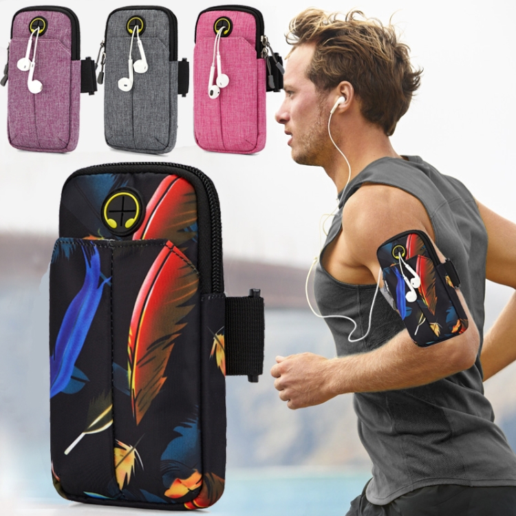 Universal 6.2 inch or Under Phone Zipper Double Bag Multi-functional Sport Arm Case with Earphone Hole(Feather Black)
Universal 6.2 inch or Under Phone Zipper Double Bag Multi-functional Sport Arm Case with Earphone Hole(Feather Black)