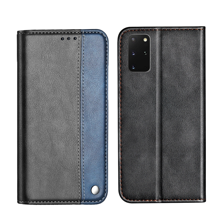 For Galaxy S20+ Business Solid Color Stitching Horizontal Flip Leather Case with Holder & Card Slots(Blue)
For Galaxy S20+ Business Solid Color Stitching Horizontal Flip Leather Case with Holder & Card Slots(Blue)