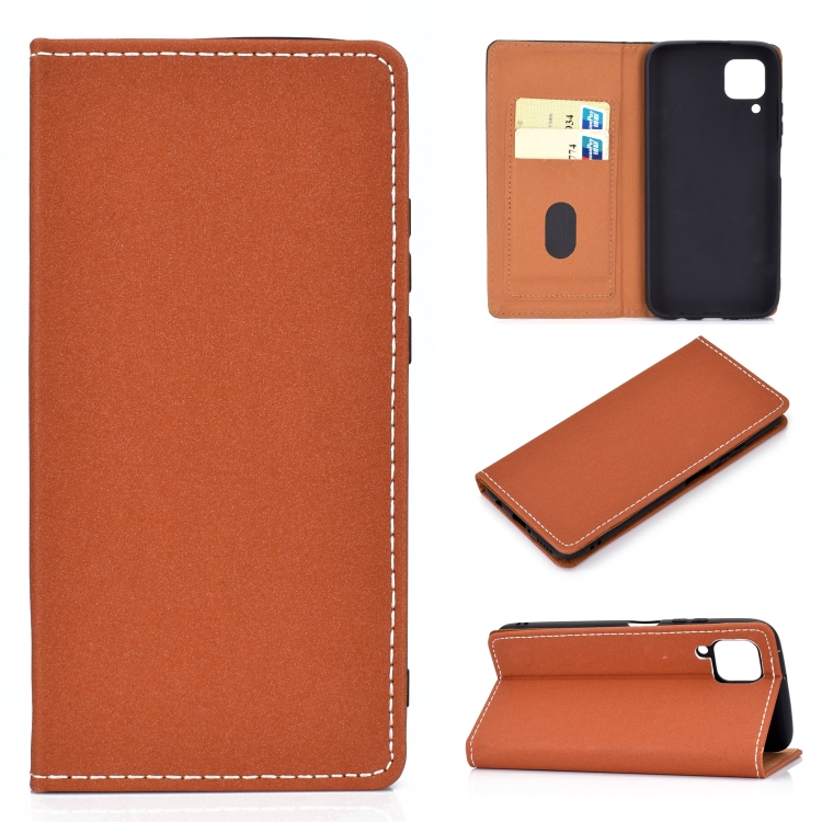 For Huawei P40 Lite Solid Color Frosted Magnetic Horizontal Flip Leather Case with Card Slots & Holder(Brown)
For Huawei P40 Lite Solid Color Frosted Magnetic Horizontal Flip Leather Case with Card Slots & Holder(Brown)