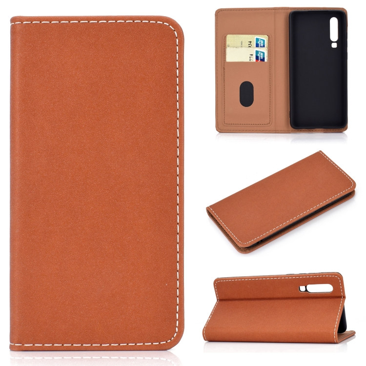 For Huawei P30 Solid Color Frosted Magnetic Horizontal Flip Leather Case with Card Slots & Holder(Brown)
For Huawei P30 Solid Color Frosted Magnetic Horizontal Flip Leather Case with Card Slots & Holder(Brown)
