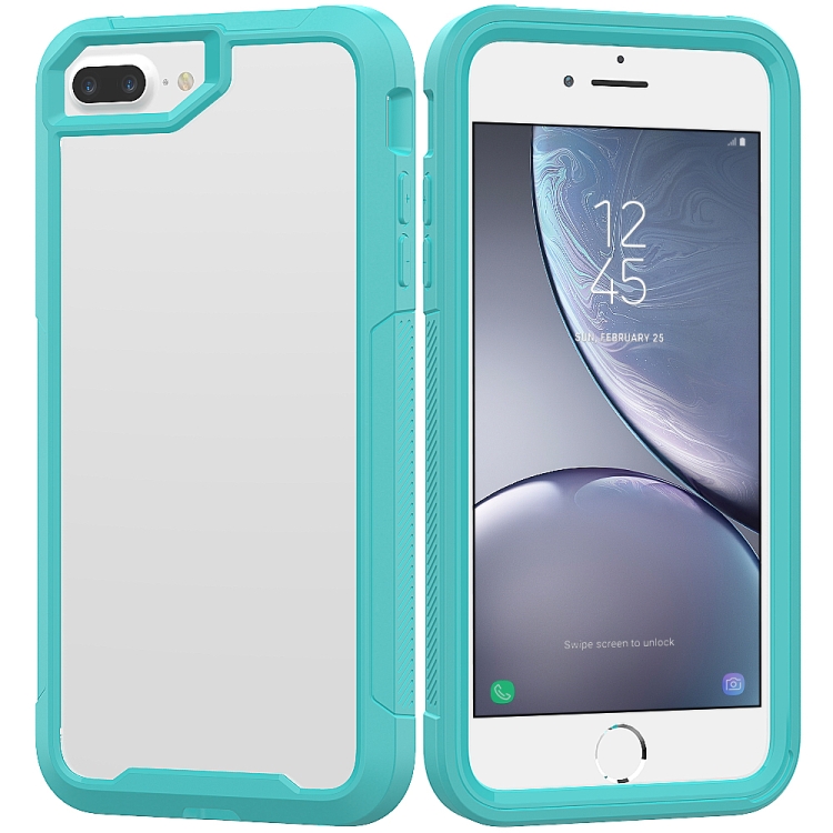 For iPhone 8 Plus & 7 Plus Transparent Series Frame TPU + PC Dust-proof Scratch-proof Drop-proof Protective Case(Light Blue)
For iPhone 8 Plus & 7 Plus Transparent Series Frame TPU + PC Dust-proof Scratch-proof Drop-proof Protective Case(Light Blue)