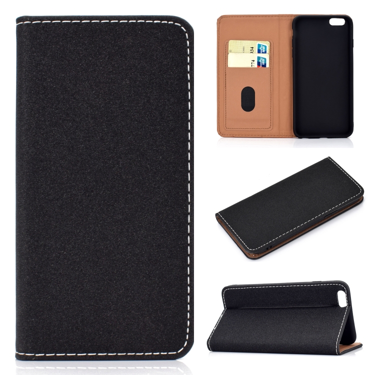 For iPhone 6 / 6s Solid Color Frosted Magnetic Horizontal Flip Leather Case with Card Slots & Holder(Black)
For iPhone 6 / 6s Solid Color Frosted Magnetic Horizontal Flip Leather Case with Card Slots & Holder(Black)