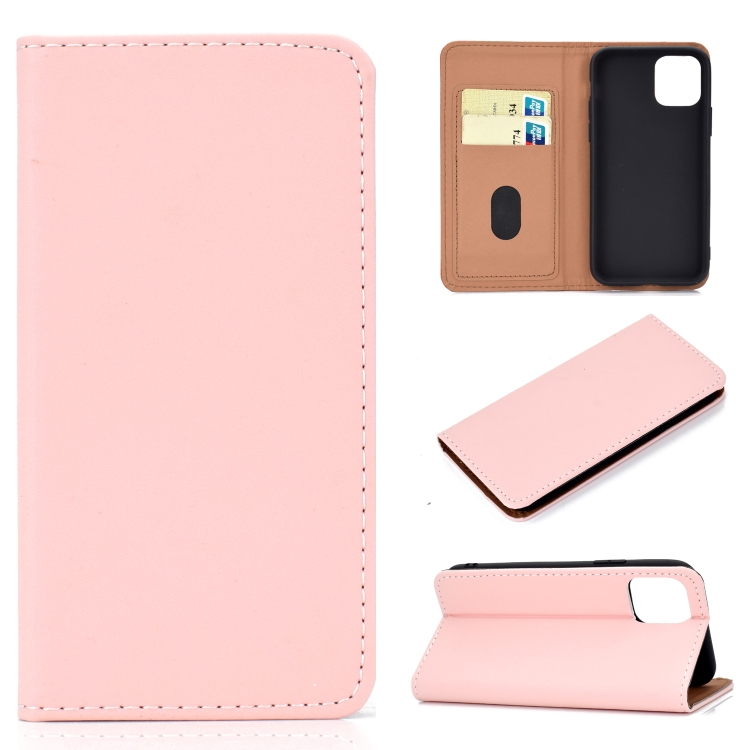 For iPhone 11 Pro Max Solid Color Frosted Magnetic Horizontal Flip Leather Case with Card Slots & Holder(Pink)
For iPhone 11 Pro Max Solid Color Frosted Magnetic Horizontal Flip Leather Case with Card Slots & Holder(Pink)