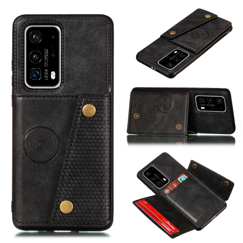 For Huawei P40 Pro+ PU + TPU Shockproof Magnetic Protective Case with Card Slots(Black)
For Huawei P40 Pro+ PU + TPU Shockproof Magnetic Protective Case with Card Slots(Black)