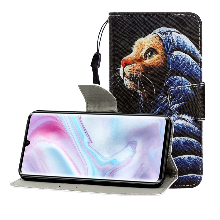 For Xiaomi Note 10 Pro Colored Drawing Horizontal Flip Leather Case with Holder & Card Slot & Wallet(Down Jacket Cat)
For Xiaomi Note 10 Pro Colored Drawing Horizontal Flip Leather Case with Holder & Card Slot & Wallet(Down Jacket Cat)