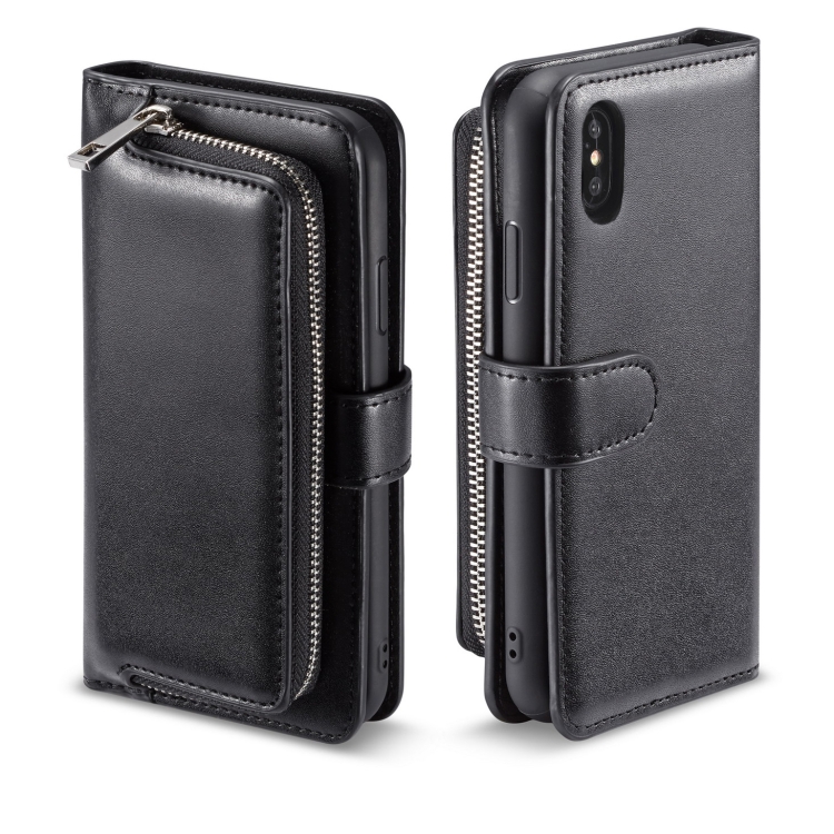 For iPhone XS Max Plain Texture Zipper Horizontal Flip Leather Case with Card Slots & Wallet Function(Black)
For iPhone XS Max Plain Texture Zipper Horizontal Flip Leather Case with Card Slots & Wallet Function(Black)