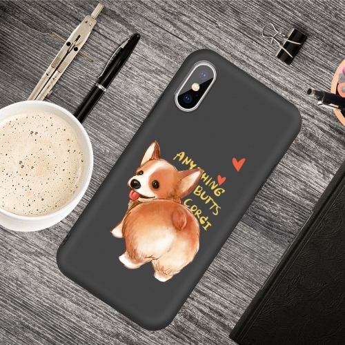For iPhone XS / X Cartoon Animal Pattern Shockproof TPU Protective Case(Black Corgi)
For iPhone XS / X Cartoon Animal Pattern Shockproof TPU Protective Case(Black Corgi)