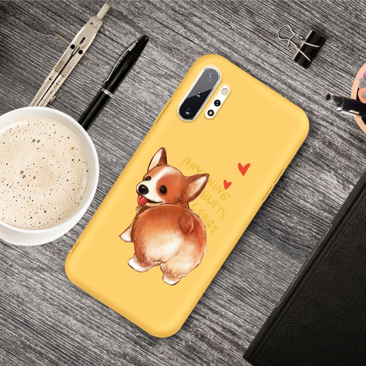 For Galaxy Note 10+ Cartoon Animal Pattern Shockproof TPU Protective Case(Yellow Corgi)
For Galaxy Note 10+ Cartoon Animal Pattern Shockproof TPU Protective Case(Yellow Corgi)