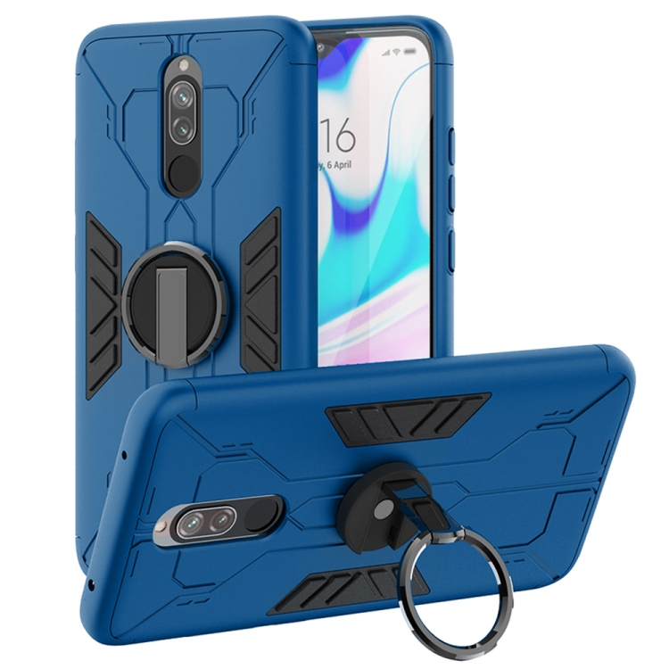 For Xiaomi Redmi 8 / 8A Tank Three-stage Splicing Shockproof TPU + PC + Metal Case with Ring Holder(Blue)
For Xiaomi Redmi 8 / 8A Tank Three-stage Splicing Shockproof TPU + PC + Metal Case with Ring Holder(Blue)
