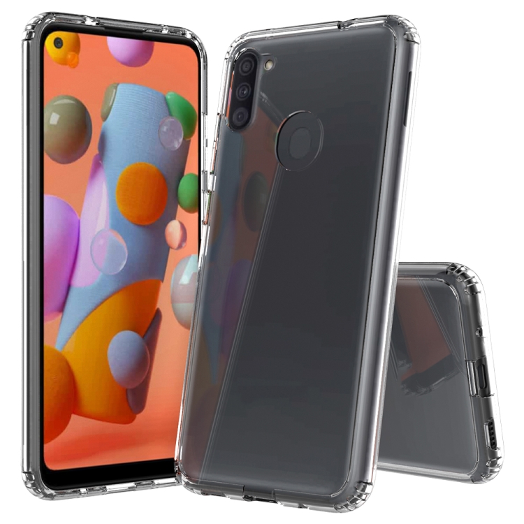 For Galaxy A11 (US Version) Shockproof Scratchproof TPU + Acrylic Protective Case(Transparent)
For Galaxy A11 (US Version) Shockproof Scratchproof TPU + Acrylic Protective Case(Transparent)