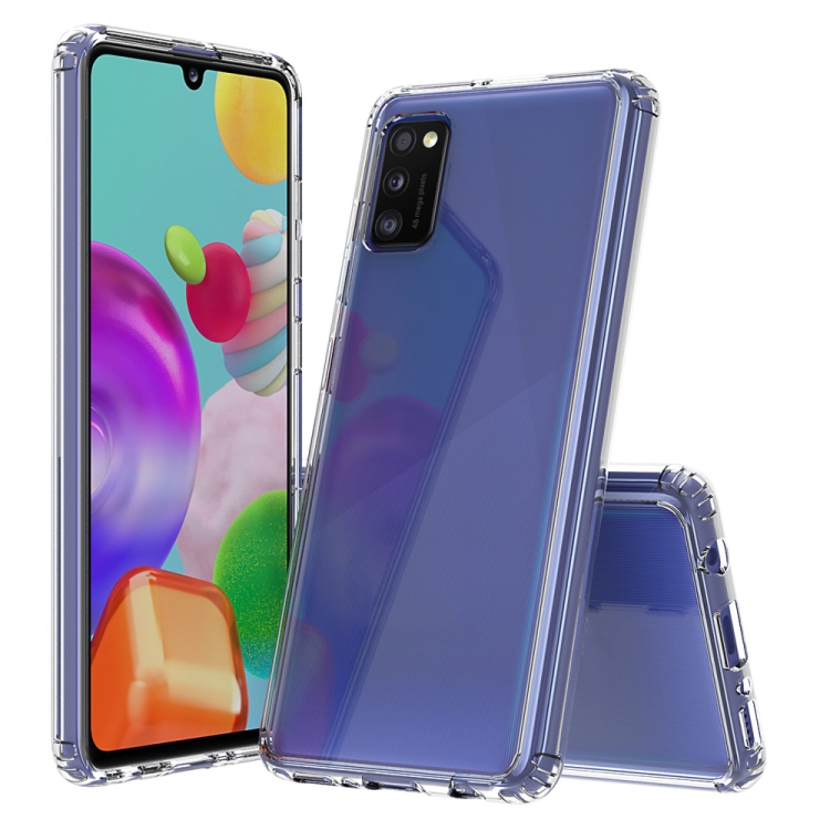 For Galaxy A41 Shockproof Scratchproof TPU + Acrylic Protective Case(Transparent) 
For Galaxy A41 Shockproof Scratchproof TPU + Acrylic Protective Case(Transparent)