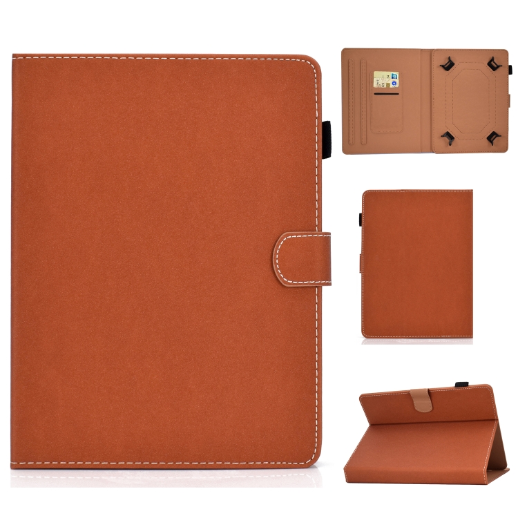 For 10 inch Solid Color Tablet PC Universal Magnetic Horizontal Flip Leather Case with Card Slots & Holder(Brown)
For 10 inch Solid Color Tablet PC Universal Magnetic Horizontal Flip Leather Case with Card Slots & Holder(Brown)