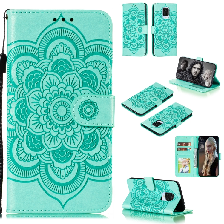 For Xiaomi Redmi Note 9S Mandala Embossing Pattern Horizontal Flip PU Leather Case with Holder & Card Slots & Walle & Lanyard(Green)
For Xiaomi Redmi Note 9S Mandala Embossing Pattern Horizontal Flip PU Leather Case with Holder & Card Slots & Walle & Lanyard(Green)