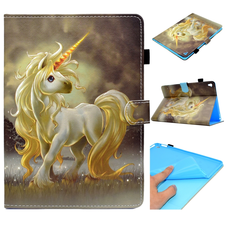 For iPad Pro 9.7 inch Painted Horizontal Flat Leather Case with Sleep Function & Card Slot & Buckle Anti-skid Strip & Bracket & Wallet(Unicorn)
For iPad Pro 9.7 inch Painted Horizontal Flat Leather Case with Sleep Function & Card Slot & Buckle Anti-skid Strip & Bracket & Wallet(Unicorn)