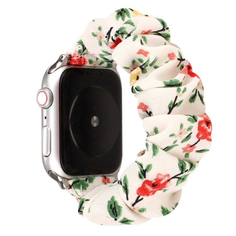 For Apple Watch Series 6 & SE & 5 & 4 40mm / 3 & 2 & 1 38mm Cloth + Stainless Steel Hair Ring Watchband(Red Floral)
For Apple Watch Series 6 & SE & 5 & 4 40mm / 3 & 2 & 1 38mm Cloth + Stainless Steel Hair Ring Watchband(Red Floral)
