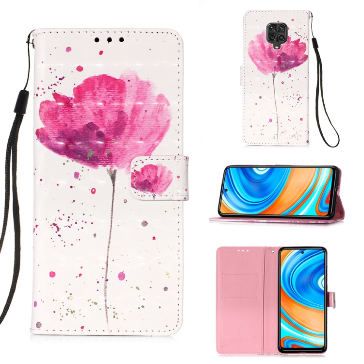 For Xiaomi Redmi Note 9S 3D Painting Horizontal Flip Leather Case with Holder & Card Slot & Lanyard(Flower)
For Xiaomi Redmi Note 9S 3D Painting Horizontal Flip Leather Case with Holder & Card Slot & Lanyard(Flower)