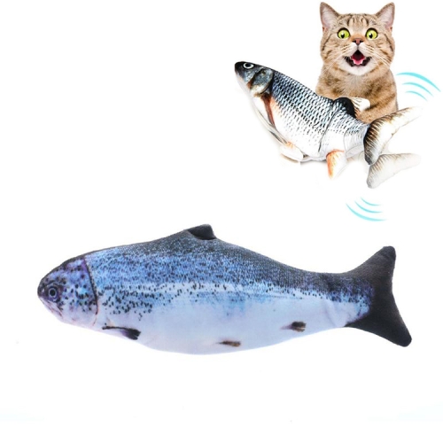 USB Charging Pet Simulation Fish Electric Cat Interactive Toy, Size:30cn, Style:Salmon
USB Charging Pet Simulation Fish Electric Cat Interactive Toy, Size:30cn, Style:Salmon