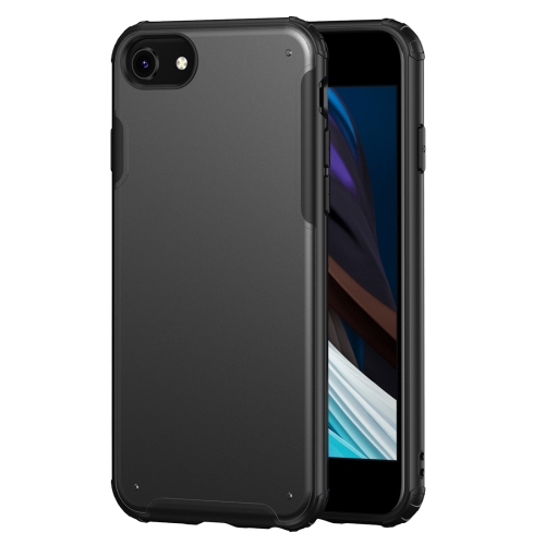 For iPhone SE 2020 / 8 / 7 Solid Color Four-corner Shockproof TPU + PC Protective Case(Black)
For iPhone SE 2020 / 8 / 7 Solid Color Four-corner Shockproof TPU + PC Protective Case(Black)