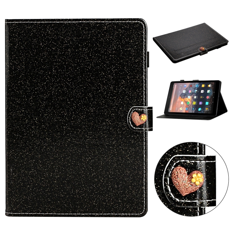 For Amazon Kindle Fire HD 7 Love Buckle Glitter Horizontal Flip Leather Case with Holder & Card Slots(Black)
For Amazon Kindle Fire HD 7 Love Buckle Glitter Horizontal Flip Leather Case with Holder & Card Slots(Black)
