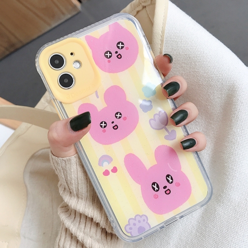 For iPhone 11 Fine Hole Series TPU + Acrylic Anti-fall Cartoon Rabbit Pattern Phone Protective Case(Three Rabbits)
For iPhone 11 Fine Hole Series TPU + Acrylic Anti-fall Cartoon Rabbit Pattern Phone Protective Case(Three Rabbits)