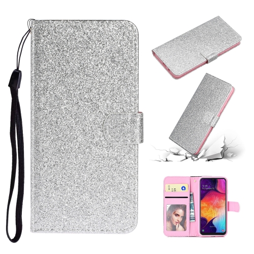 For Samsung Galaxy A41 Glitter Powder Horizontal Flip Leather Case with Card Slots & Holder & Photo Frame & Wallet(Silver)
For Samsung Galaxy A41 Glitter Powder Horizontal Flip Leather Case with Card Slots & Holder & Photo Frame & Wallet(Silver)