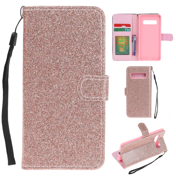 For Samsung Galaxy S10e Glitter Powder Horizontal Flip Leather Case with Card Slots & Holder & Photo Frame & Wallet(Rose Gold)
For Samsung Galaxy S10e Glitter Powder Horizontal Flip Leather Case with Card Slots & Holder & Photo Frame & Wallet(Rose Gold)