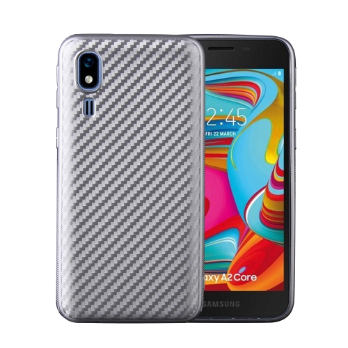 For Samsung Galaxy A2 Core Carbon Fiber Texture Shockproof TPU Protective Case(Silver)
For Samsung Galaxy A2 Core Carbon Fiber Texture Shockproof TPU Protective Case(Silver)