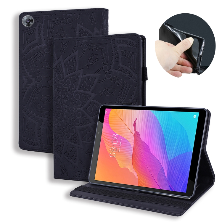 For Huawei MatePad T8 Calf Pattern Double Folding Design Embossed Leather Case with Holder & Card Slots & Pen Slot & Elastic Band(Black)
For Huawei MatePad T8 Calf Pattern Double Folding Design Embossed Leather Case with Holder & Card Slots & Pen Slot & Elastic Band(Black)