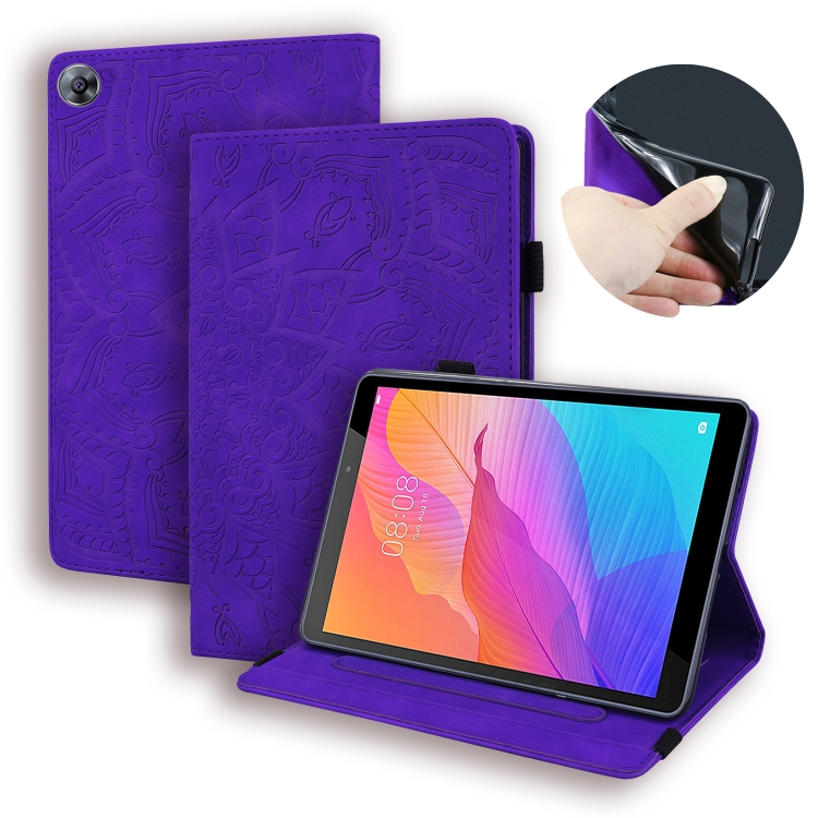 For Huawei MatePad T8 Calf Pattern Double Folding Design Embossed Leather Case with Holder & Card Slots & Pen Slot & Elastic Band(Purple)
For Huawei MatePad T8 Calf Pattern Double Folding Design Embossed Leather Case with Holder & Card Slots & Pen Slot & Elastic Band(Purple)