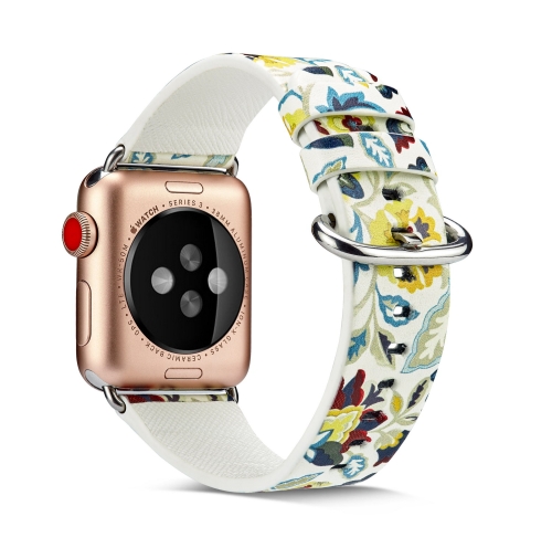 For Apple Watch Series 6 & SE & 5 & 4 40mm / 3 & 2 & 1 38mm Floral Leather Watchband(F11)
For Apple Watch Series 6 & SE & 5 & 4 40mm / 3 & 2 & 1 38mm Floral Leather Watchband(F11)
