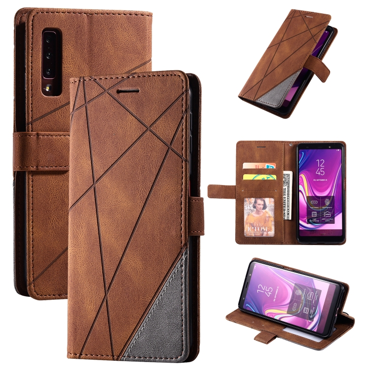 For Samsung Galaxy A7(2018) Skin Feel Splicing Horizontal Flip Leather Case with Holder & Card Slots & Wallet & Photo Frame(Brown)
For Samsung Galaxy A7(2018) Skin Feel Splicing Horizontal Flip Leather Case with Holder & Card Slots & Wallet & Photo Frame(Brown)
