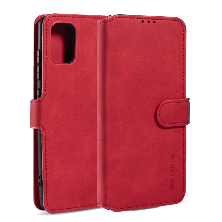 For Samsung Galaxy A41 (EU Version) DG.MING Retro Oil Side Horizontal Flip Case with Holder & Card Slots & Wallet(Red)
For Samsung Galaxy A41 (EU Version) DG.MING Retro Oil Side Horizontal Flip Case with Holder & Card Slots & Wallet(Red)