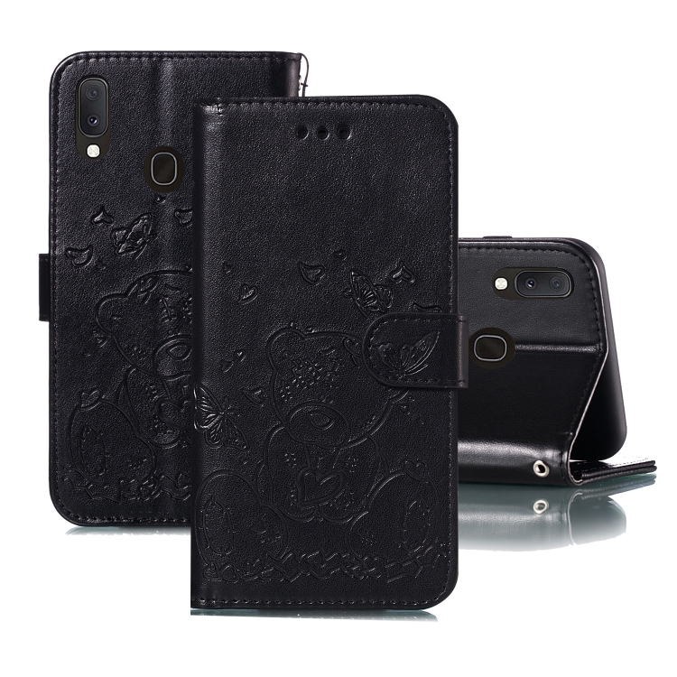For Samsung Galaxy A40 Embossed Butterfly Love Bear Pattern PU + TPU Horizontal Flip Leather Case with Holder & Card Slots & Wallet & Photo Frame(Black)
For Samsung Galaxy A40 Embossed Butterfly Love Bear Pattern PU + TPU Horizontal Flip Leather Case with Holder & Card Slots & Wallet & Photo Frame(Black)