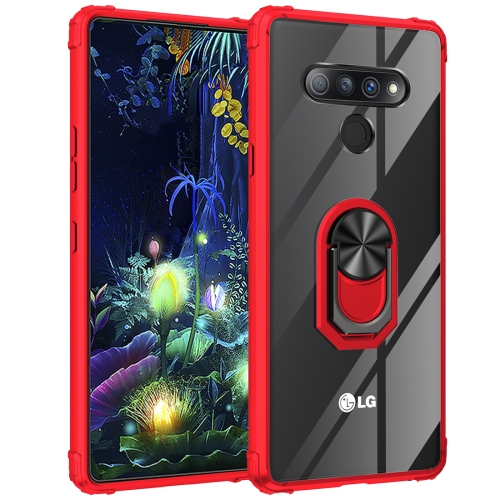For LG Stylo 6 Shockproof Transparent TPU + Acrylic Protective Case with Ring Holder(Red)
For LG Stylo 6 Shockproof Transparent TPU + Acrylic Protective Case with Ring Holder(Red)