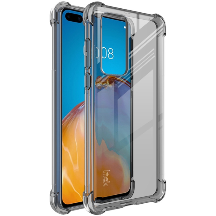 For Huawei P40 IMAK Full Coverage Shockproof TPU Protective Case(Transparent Black)
For Huawei P40 IMAK Full Coverage Shockproof TPU Protective Case(Transparent Black)