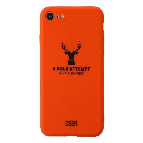 For iPhone SE 2020 / 8 / 7 Elk Pattern Shockproof Frosted TPU Protective Case(Orange)
For iPhone SE 2020 / 8 / 7 Elk Pattern Shockproof Frosted TPU Protective Case(Orange)