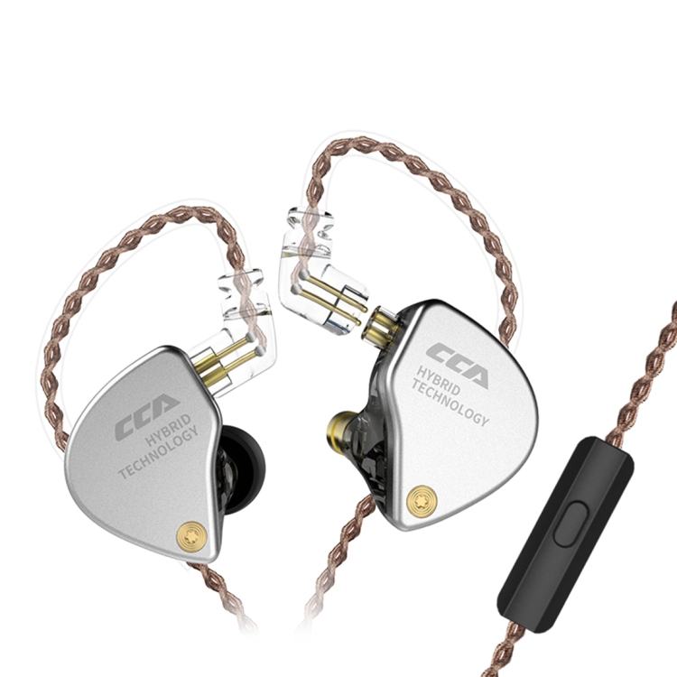 CCA CCA-CA4 3.5mm Gold Plated Plug Hybrid Technology Wire-controlled In-ear Earphone, Type:with Mic(Black)
CCA CCA-CA4 3.5mm Gold Plated Plug Hybrid Technology Wire-controlled In-ear Earphone, Type:with Mic(Black)