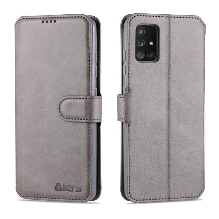 For Samsung Galaxy A71 5G AZNS Calf Texture Horizontal Flip Leather Case, with Holder & Card Slots & Wallet & Photo Frame(Grey)
For Samsung Galaxy A71 5G AZNS Calf Texture Horizontal Flip Leather Case, with Holder & Card Slots & Wallet & Photo Frame(Grey)