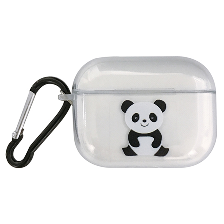 For AirPods Pro Transparent TPU Pattern Earphone Protective Case with Hook(Panda)
For AirPods Pro Transparent TPU Pattern Earphone Protective Case with Hook(Panda)