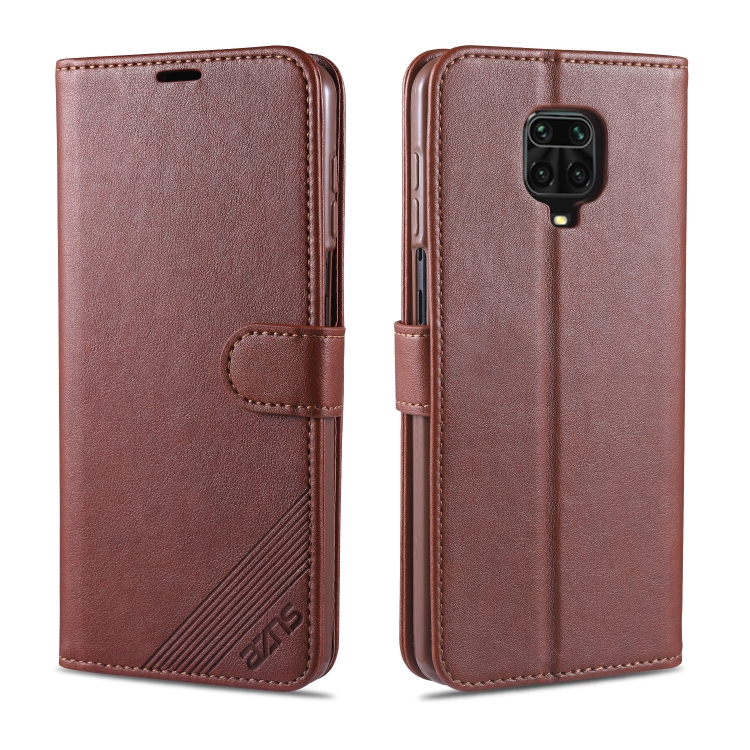 For Xiaomi Redmi Note 9S / Note 9 Pro AZNS Sheepskin Texture Horizontal Flip Leather Case with Holder & Card Slots & Wallet(Brown)
For Xiaomi Redmi Note 9S / Note 9 Pro AZNS Sheepskin Texture Horizontal Flip Leather Case with Holder & Card Slots & Wallet(Brown)