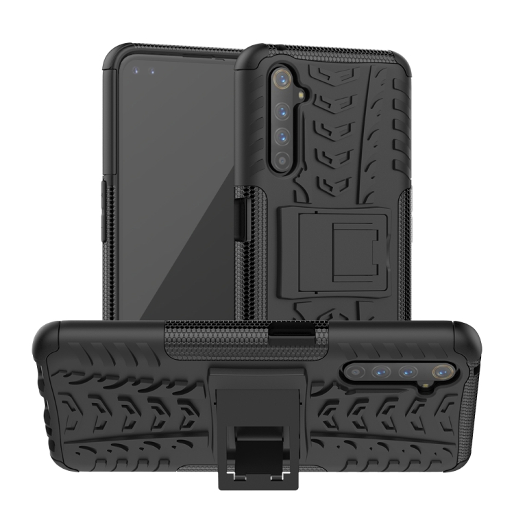 For OPPO Realme 6 Pro Tire Texture Shockproof TPU+PC Protective Case with Holder(Black)
For OPPO Realme 6 Pro Tire Texture Shockproof TPU+PC Protective Case with Holder(Black)