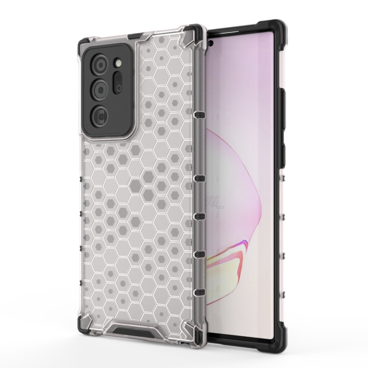 For Samsung Galaxy Note20 Ultra Shockproof Honeycomb PC + TPU Protective Case(White) 
For Samsung Galaxy Note20 Ultra Shockproof Honeycomb PC + TPU Protective Case(White)
