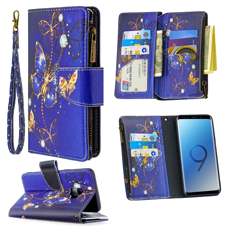 For Samsung Galaxy S9 Colored Drawing Pattern Zipper Horizontal Flip Leather Case with Holder & Card Slots & Wallet(Purple Butterfly)
For Samsung Galaxy S9 Colored Drawing Pattern Zipper Horizontal Flip Leather Case with Holder & Card Slots & Wallet(Purple Butterfly)