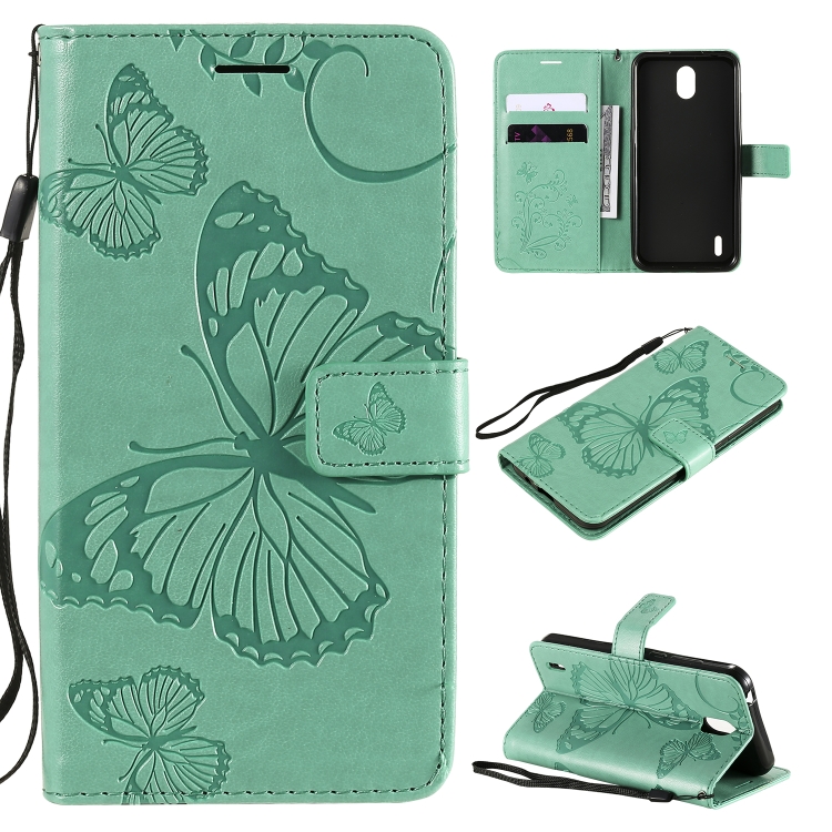 For Nokia 1.3 3D Butterflies Embossing Pattern Horizontal Flip Leather Case with Holder & Card Slot & Wallet(Green)
For Nokia 1.3 3D Butterflies Embossing Pattern Horizontal Flip Leather Case with Holder & Card Slot & Wallet(Green)