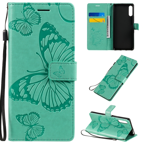 For Sony Xperia L4 3D Butterflies Embossing Pattern Horizontal Flip Leather Case with Holder & Card Slot & Wallet(Green)
For Sony Xperia L4 3D Butterflies Embossing Pattern Horizontal Flip Leather Case with Holder & Card Slot & Wallet(Green)