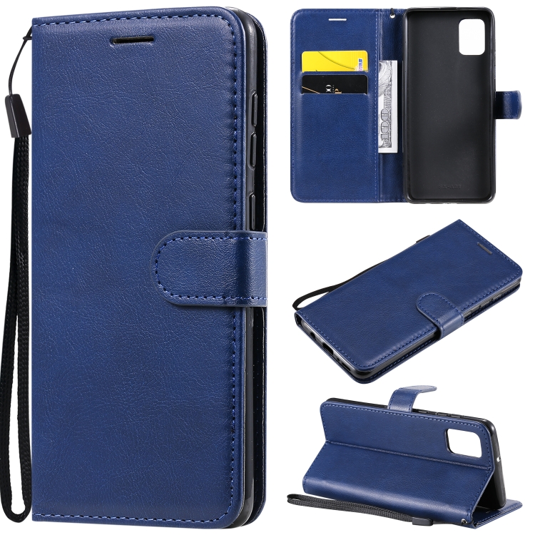 For Samsung Galaxy A31 Solid Color Horizontal Flip Protective Leather Case with Holder & Card Slots & Wallet & Photo Frame & Lanyard(Blue)
For Samsung Galaxy A31 Solid Color Horizontal Flip Protective Leather Case with Holder & Card Slots & Wallet & Photo Frame & Lanyard(Blue)