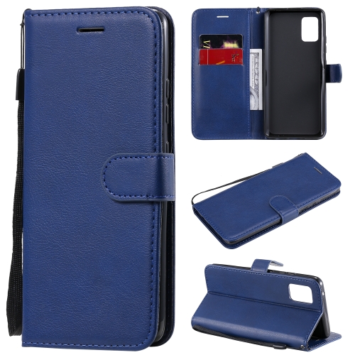For Samsung Galaxy A51 5G Solid Color Horizontal Flip Protective Leather Case with Holder & Card Slots & Wallet & Photo Frame & Lanyard(Blue)
For Samsung Galaxy A51 5G Solid Color Horizontal Flip Protective Leather Case with Holder & Card Slots & Wallet & Photo Frame & Lanyard(Blue)